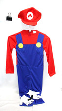 Mario Nintendo Jumpsuit Kids Costume Halloween Size M 7/8 110-120cm