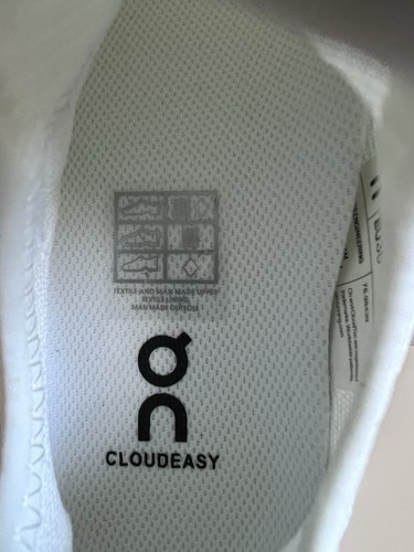 Zapatillas bajas tejidas Cloudeasy blancas talla 5 nuevas con caja - Imagen 9 de 16
