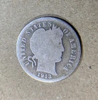 1913 P Barber Dime 10 Cents