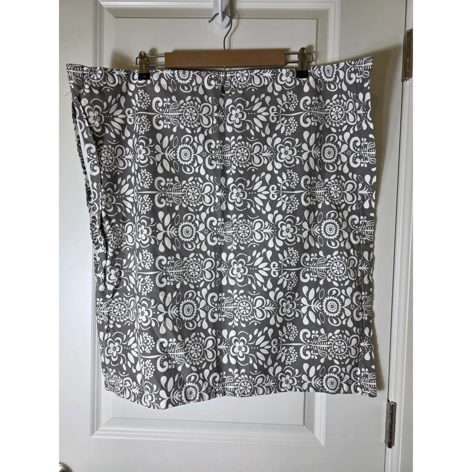 Juego de 2 fundas de almohada IKEA Akerkulla gris reversible ligero EURO 26x26 Foto 2 de 4