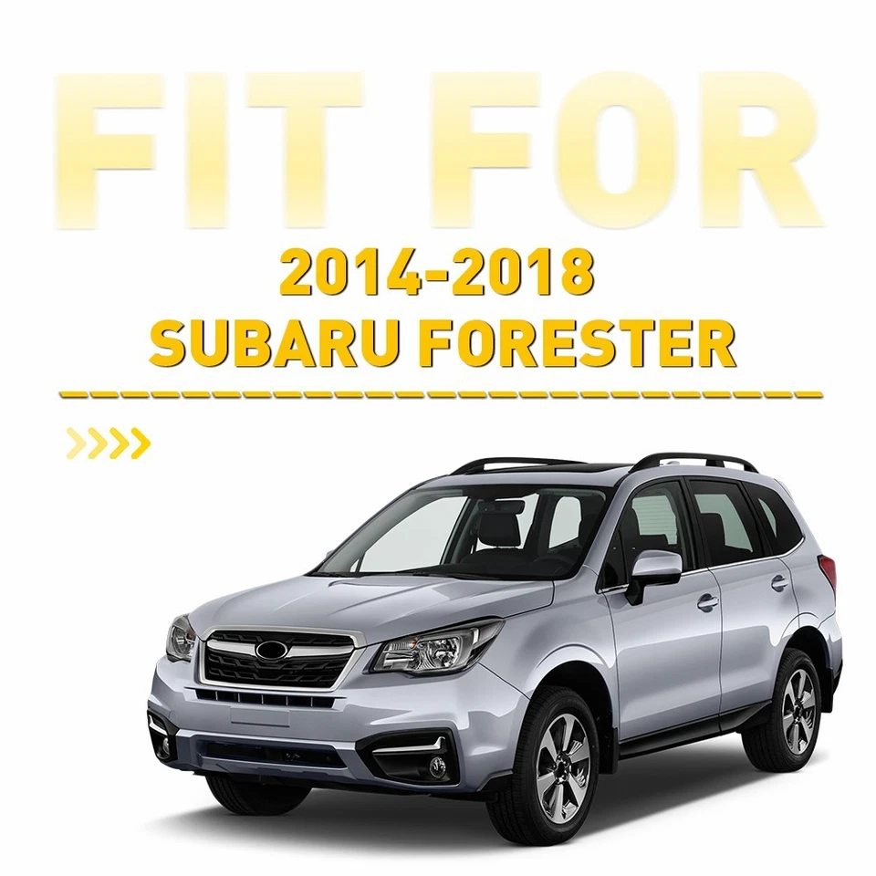 Para Subaru Forester 2014-2018 limpiaparabrisas cubierta panel de moldura goma LH RH EXD Foto 2 de 4