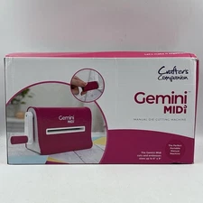 New/NIB~Crafter's Companion~Gemini Midi Manual Die-Cutting/Embossing Machine~6x9
