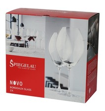 2 Spiegelau Bordeauxkelch Weingläser Rotweinglas Novo Gläserset Wein Glas Set