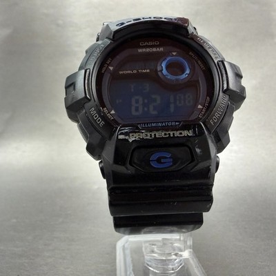 Casio G-Shock G-8900A Watch Men 52mm Digital Black blue Round New