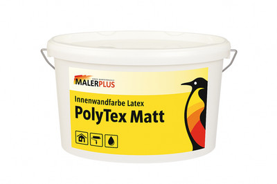 M-Plus PolyTex matt Latexfarbe sehr gut deckend  2,5 l