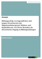 Anonymous | Bildungserfolg Von Jugendlichen Und Jungen Erwachsenen Mit...