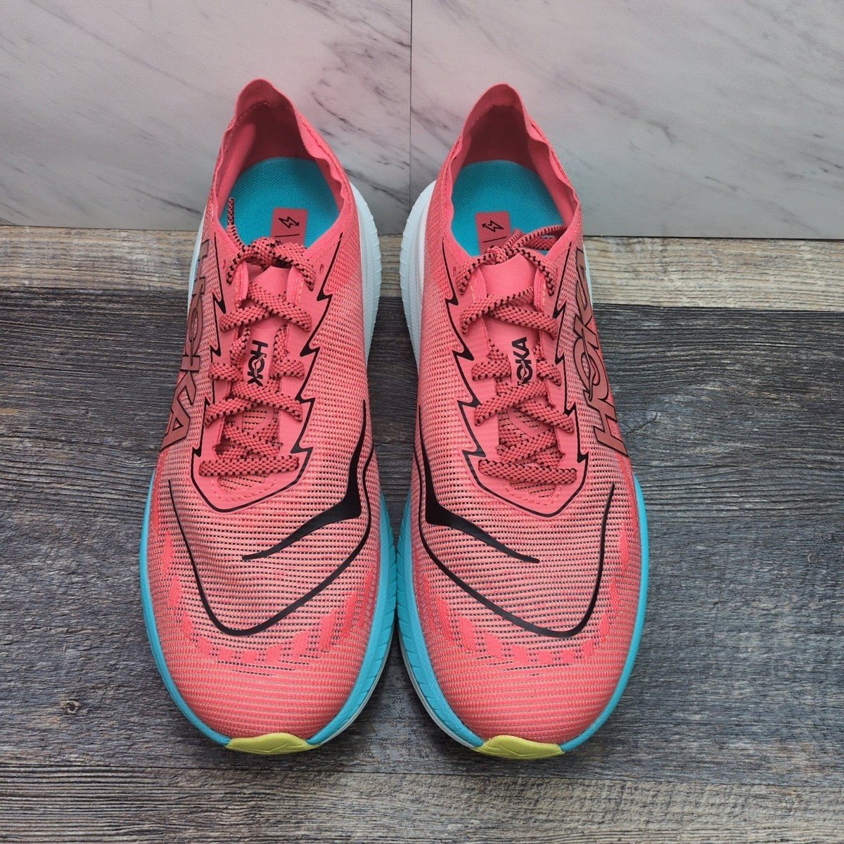 Mens Size 11‎ - Hoka One One HOKA Mach X 2  Grapefruit Orange Coral 1155119 GFRT Mens HOKA Mach X 2 | Speedy Shoe for Training & Racing  main image 4