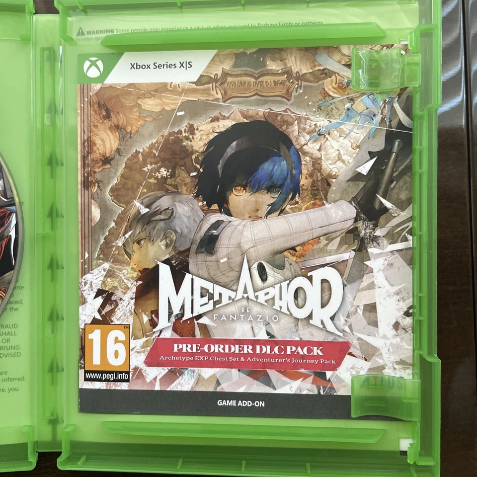 Metaphor ReFantazio 2 Disc Microsoft XBox Series X Video Game Genuine UK Mint, photo 4 of 4