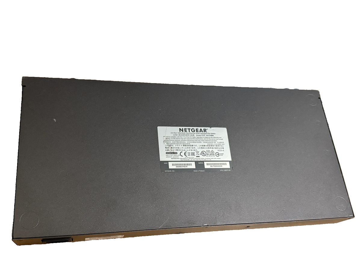 Switch NETGEAR FS726T - 24 Ports 10/100 + 1 Port Gigabit Et 1 Combo Port - Occasion état Impeccable