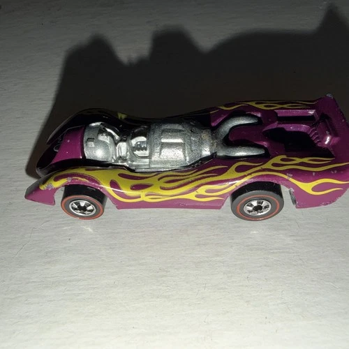 Vintage Hot Wheels Redline 1970 JET THREAT Purple Plum  Hong Kong Mattel