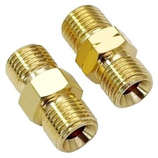 Welding Hose Extension Coupler, 9/16"-18 LH RH for Oxygen Acetylene Torch Twin