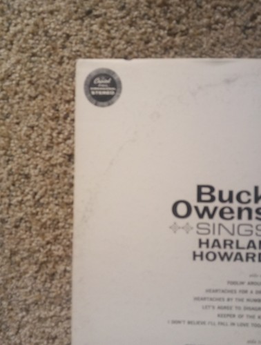 Vintage Vinyl BUCK OWENS SINGS HARLAN HOWARD CAPITOL Records VG+/VG LP #95 - Picture 10 of 18