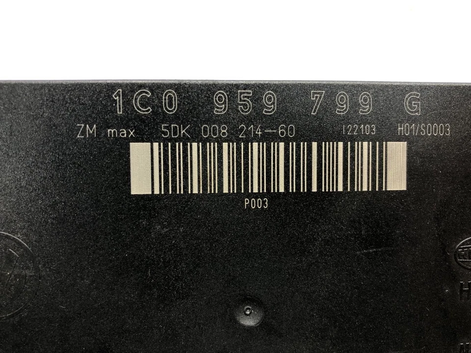 Volkswagen Beetle 2003-10 módulo de control confort bloqueo de robo OEM 1C0959799G Foto 3 de 4