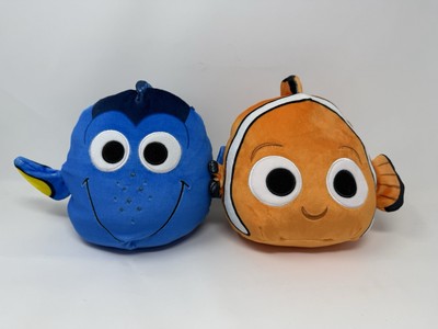 Squishmallows Kellytoy Finding Nemo Disney Pixar - Dory & Nemo 8'' Plush Toy