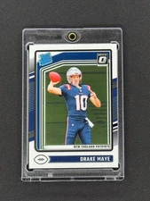 FREE SHIP! 2024 Panini Optic Drake Maye Base Rated Rookie #229 RC Patriots MVP??