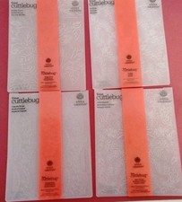 Anna Griffin Cricut Cuttlebug Embossing Folders- 4 Treillage, Organdy Stripe  