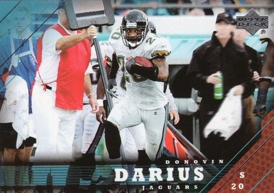 2005 Upper Deck - Donovin Darius #89 Jacksonville Jaguars b2
