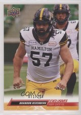 2023 Upper Deck CFL Exclusives 71/100 Brandon Revenberg #27 1os5