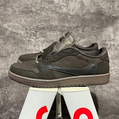 Nike Air Jordan 1 Low Travis Scott Brown Men Casual Sneakers Shoes