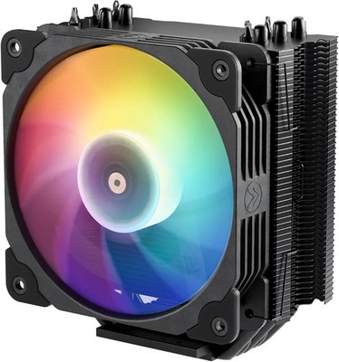 Vetroo V5 120mm PWM, ARGB Sync CPU Kühler, 5 Heatpipes 150W TDP 