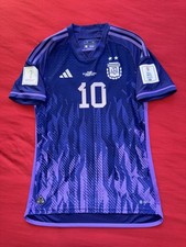 2022 Adidas ARGENTINA MATCH PREPARED World Cup Jersey Shirt - MESSI vs Poland