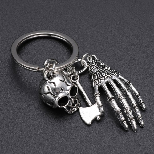 Key Chain Pendant Miss Halloween Keychains Skull Bead Wrist Lanyard - Bild 10 von 12