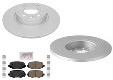 Rear Disc Brake Rotors & Brake Pads for Alfa Romeo Tonale 24-25 Single Piston