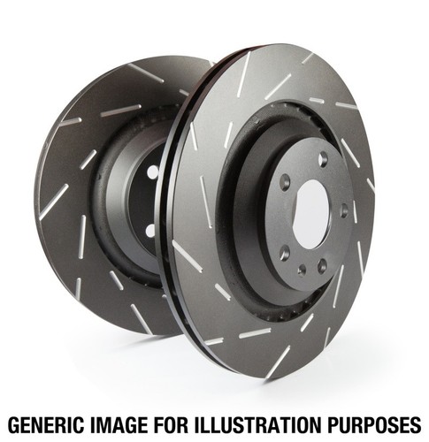 EBC Fits USR1190 Super Slotted Front Rotors For 2008+ Lotus 2-Eleven - Picture 2 of 6