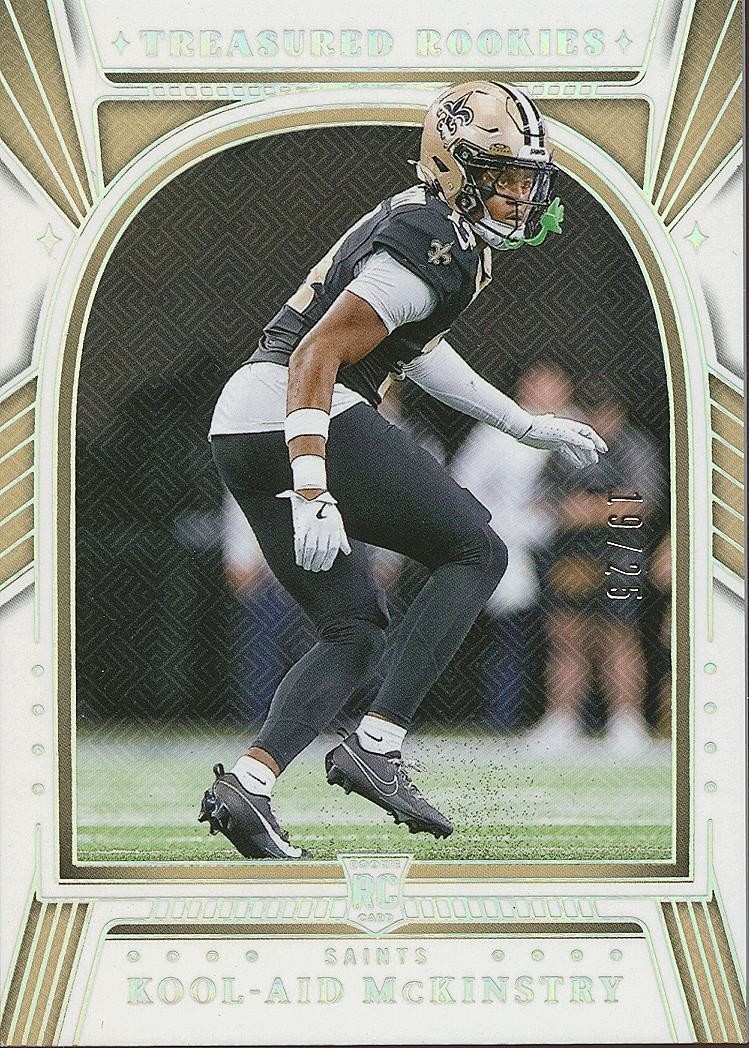 Kool-Aid Mckinstry 2024 National Treasures Rookie RC New Orleans