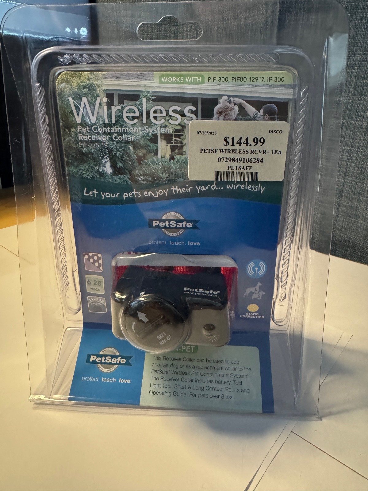 PetSafe Wireless Fence Receiver Collar PIF-275-19 Replacement for PIF-300