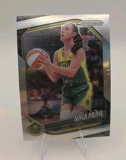 2025 Panini Prizm WNBA NIKA MUHL #127 True SILVER Prizm Seattle Storm