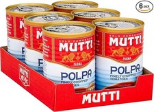 Mutti Finely Chopped Tomatoes 400g x6 Pack – Premium Italian Tomatoes, Rich Flav