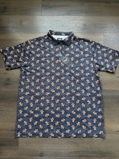 NEW Waggle The GOAT Golf Shirt Mens 2XL Stretch Tiger Woods Performance Stretch