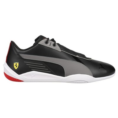 PUMA Scuderia Ferrari R Cat Machina Motorsport Lace Up  Mens Black Sneakers Casu