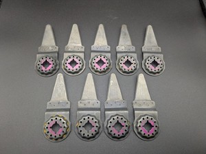 Bosch 9 OEM 2-1/4in Starlock Caulk Knife Blades Soft Material OSL214K-HOS Lot