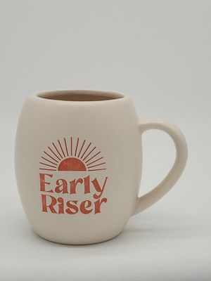 Early Riser Sunshine Ceramic Coffee Tea Morning Mug Cute 
