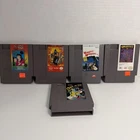 Vintage NES Video Game Lot - Maniac Mansion, Ninja Gaiden Gauntlet II UNTESTED