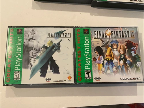 Final Fantasy VII 7 And IX 9 PlayStation 1, 1997) PS1 Greatest Hits