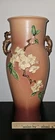 EXQUISITE-Roseville Art Pottery - 🍎 Pink Apple Blossom Floor Vase🍎 393-18, NR