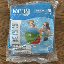 Water Sun & Fun Walgreens 25" Diameter Beach Pool Blow Up Ball New
