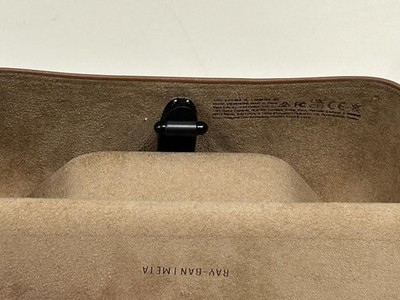 RayBan Meta Wayfarer Charging Case Brown 1AT2414A00 Smart Glasses
