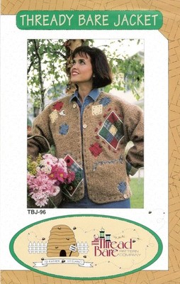 Thready Bare Felt Jacket Pattern by Thread Bare TBJ96 Size S M L