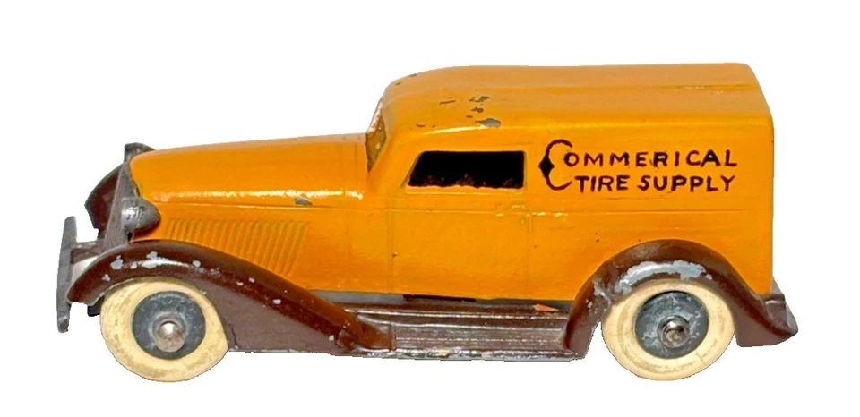 VINTAGE 1930'S TOOTSIETOY ORANGE GRAHAM COMMERCIAL TIRE & SUPPLY CO. TRUCK 4" - Image 4 of 4