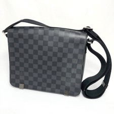 LOUIS VUITTON Damier Graphite District PM Messenger Bag Shoulder Bag N41028