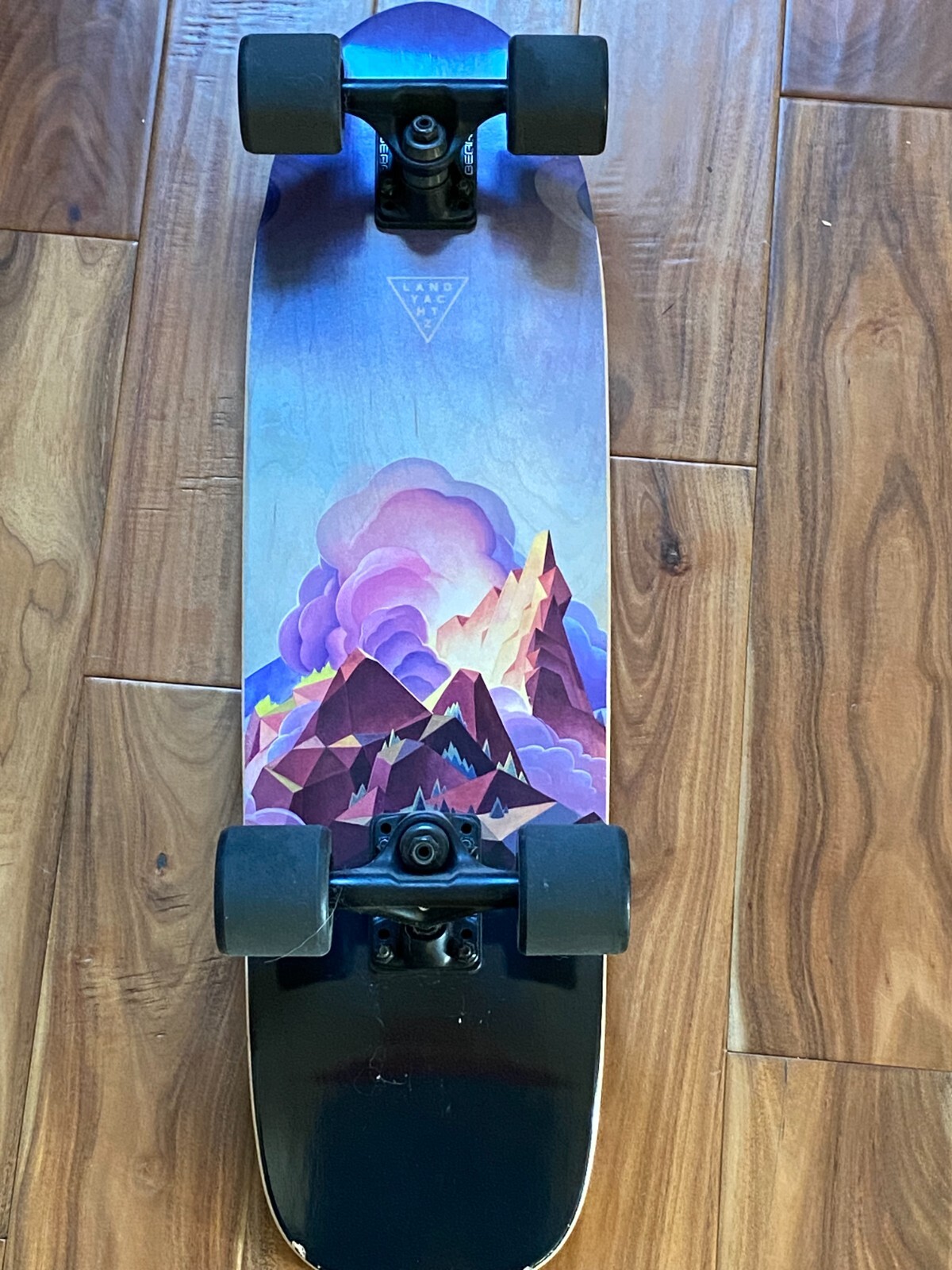 LANDYACHTZ Dinghy Crown Peak 29" Mini Cruiser Complete Skateboard 63MM Abec7
