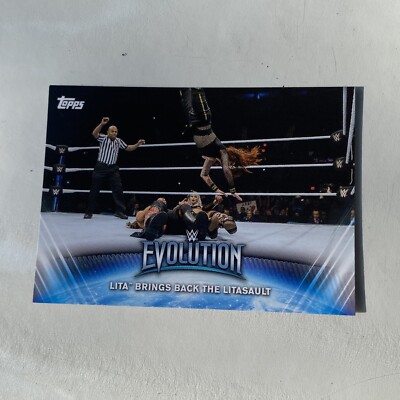 2019 Topps WWE Women's Division Evolution #WE-1 Lita Brings Back the Litasault