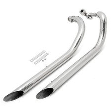 Exhaust Pipe Full Silencer System for Yamaha Dragstar 650 V Star XVS650 XVS400