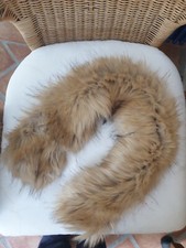 COLLO PELLICCIA VOLPE rosso-dorato pelliccia vera. 