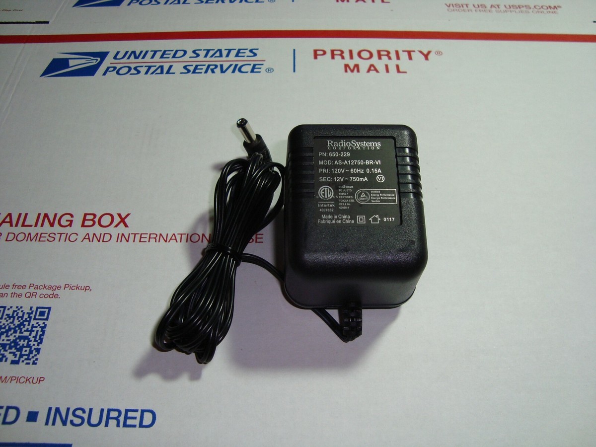 Alimentatore 12V AC Adapter Per PetSafe 650-229 E Radio Systems AS-A12750-BR-VI - Foto 2