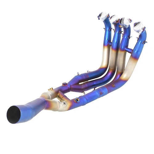 Exhaust Header Pipe Blue Full System For BMW S1000RR 2019-2024 S1000R 2021-2024 - Foto 1 di 6